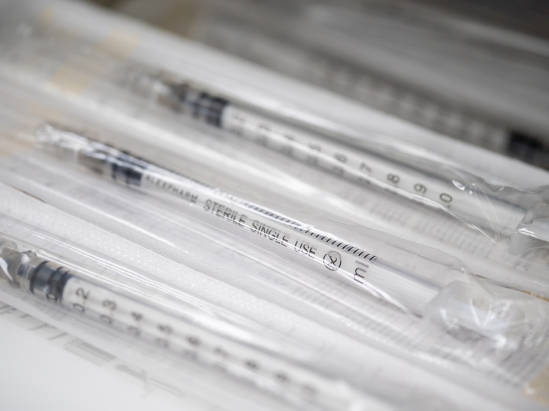 Set of modern dental restorative instruments